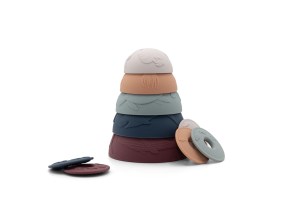 מגדל כוסות סיליקון צבע אדמה מגדל כוסות סיליקון צבע אדמה